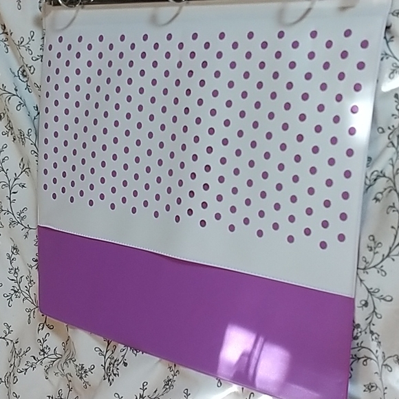 Vintage Trapper Keeper Designer Series Purple Sunset 1990's Folders Organizer - Picture 6 of 8